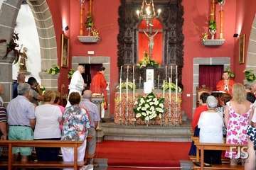 Telde, en la procesión capitalina de San Lorenzo
(Foto Francisco Javier Santana)